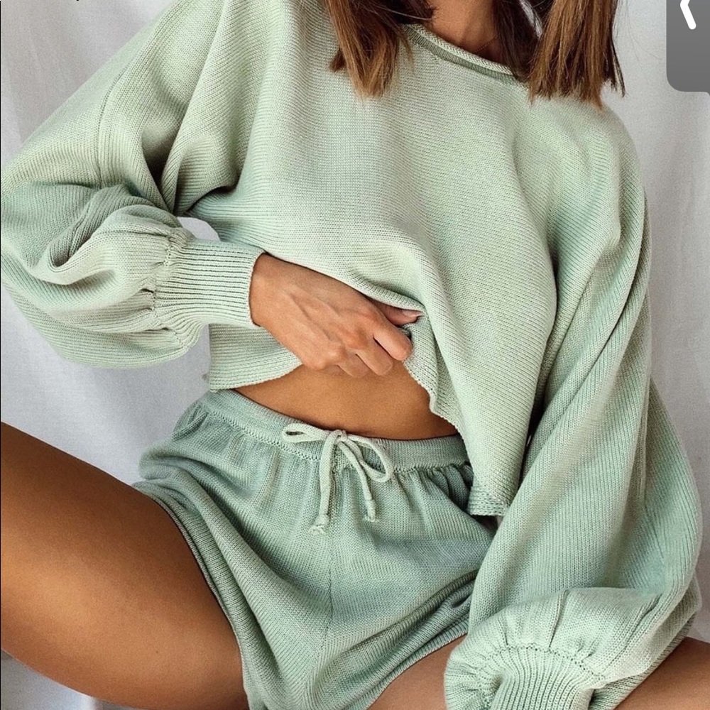 princess polly ashleigh set green